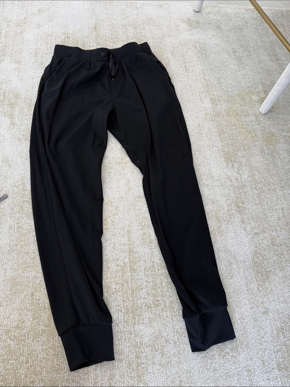 Women's Black Jogger Pants - Lightweight Casual Track Pants